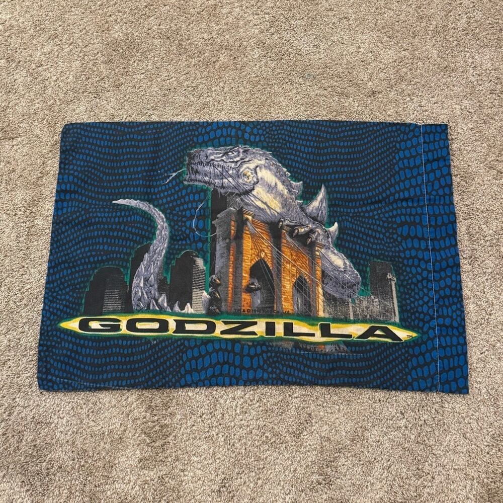 Vintage 1998 Godzilla Pillowcase